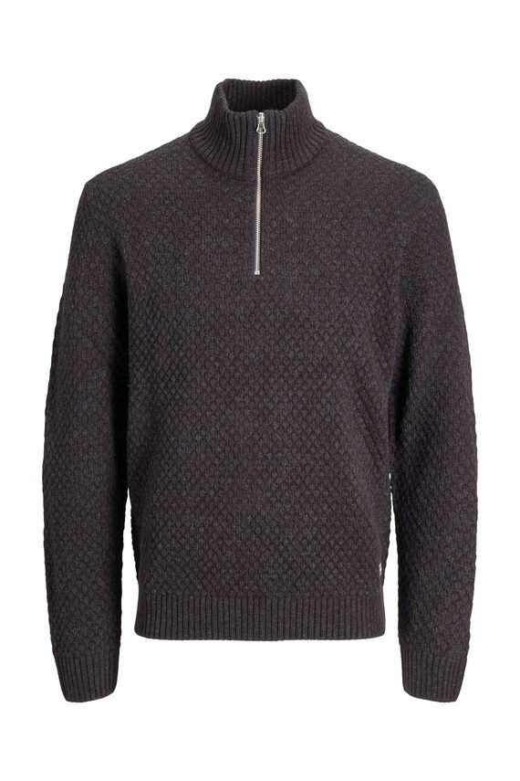 Jersey relaxed cuello alto
