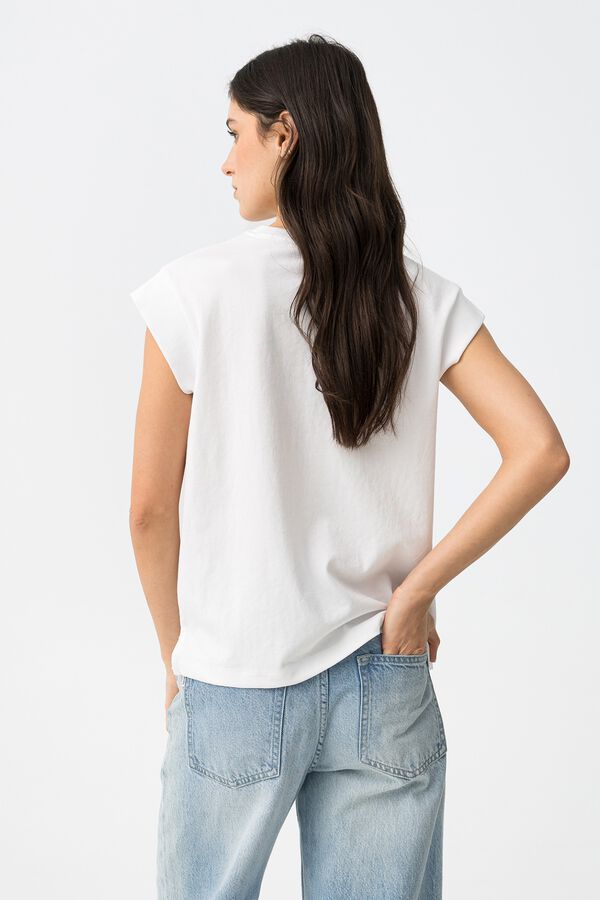 Tiffosi Minimalist T-shirt blanc
