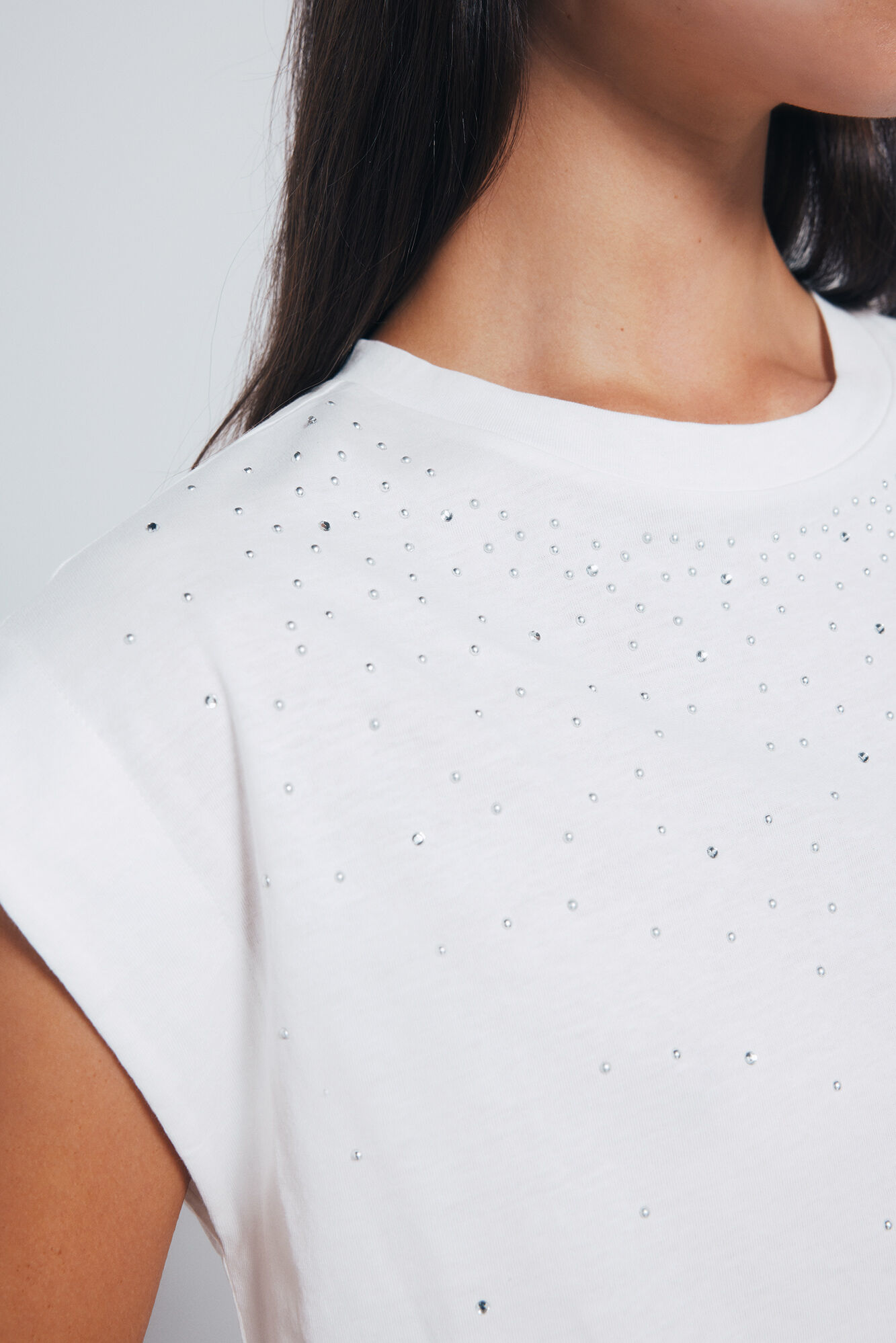 Springfield Crystal studs T-shirt