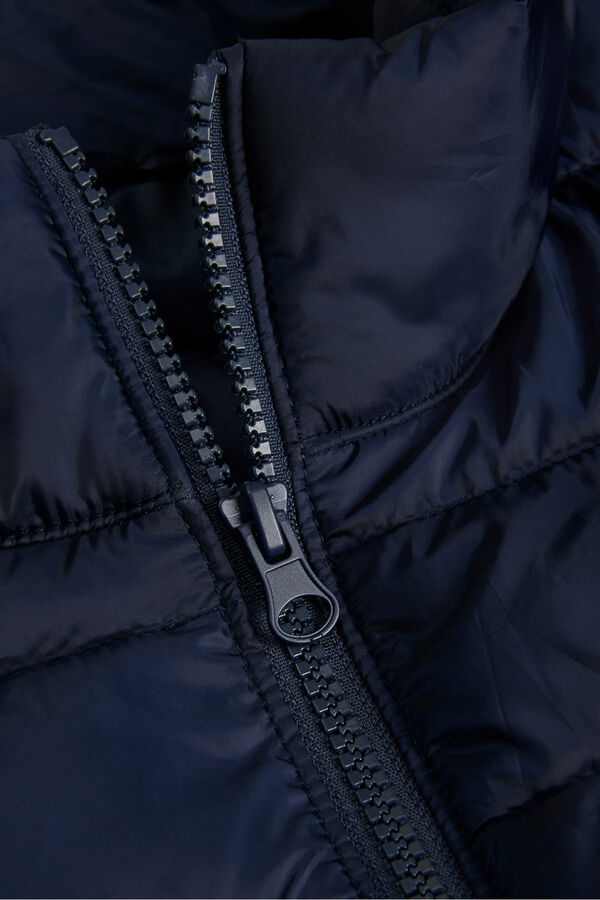 Jack & Jones Chaleco puffer corto azul