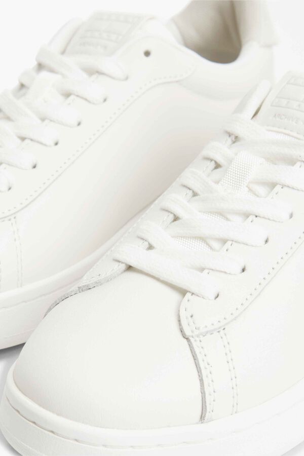 Tommy Jeans Flag trainers white