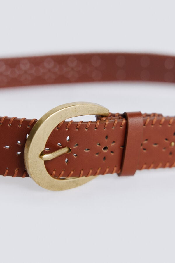 Springfield Ceinture &agrave; motif floral nude