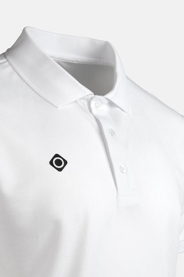 Izas Technical short sleeve polo shirt white