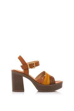 Springfield NEW 67 heeled sandals brown