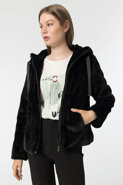 Springfield Short fur coat black