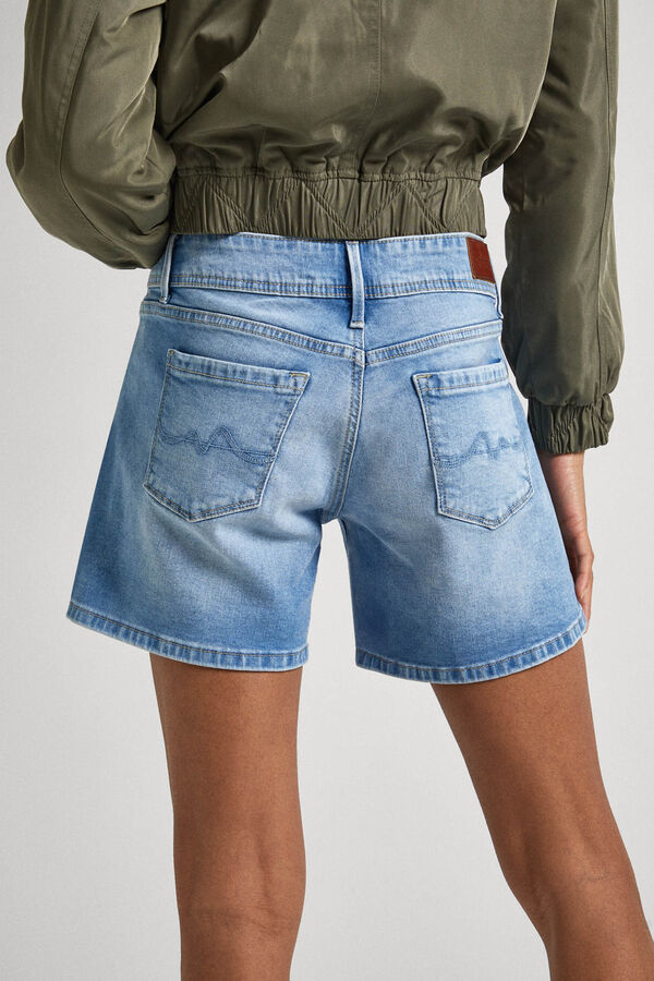Springfield Relaxed mid-rise shorts bluish