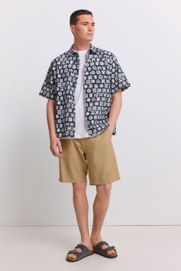 Camisa manga corta vuelta
