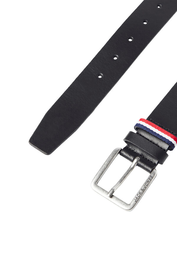 Jack & Jones Cintur&oacute;n cl&aacute;sico piel negro