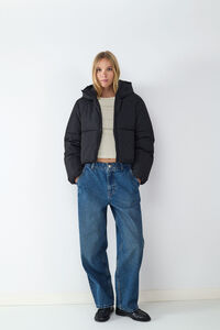 Balmohk Abrigo acolchado capucha