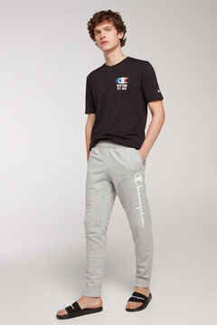Springfield cuffed joggers with logo on the leg gris