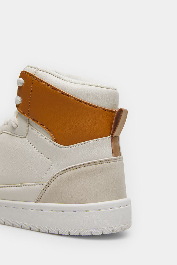 Springfield Two-Tone High-Top Trainer camel