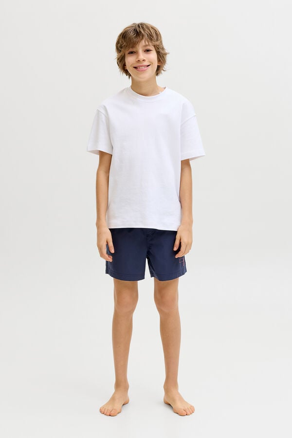 Jack & Jones Junior Logo regular swimwear blue