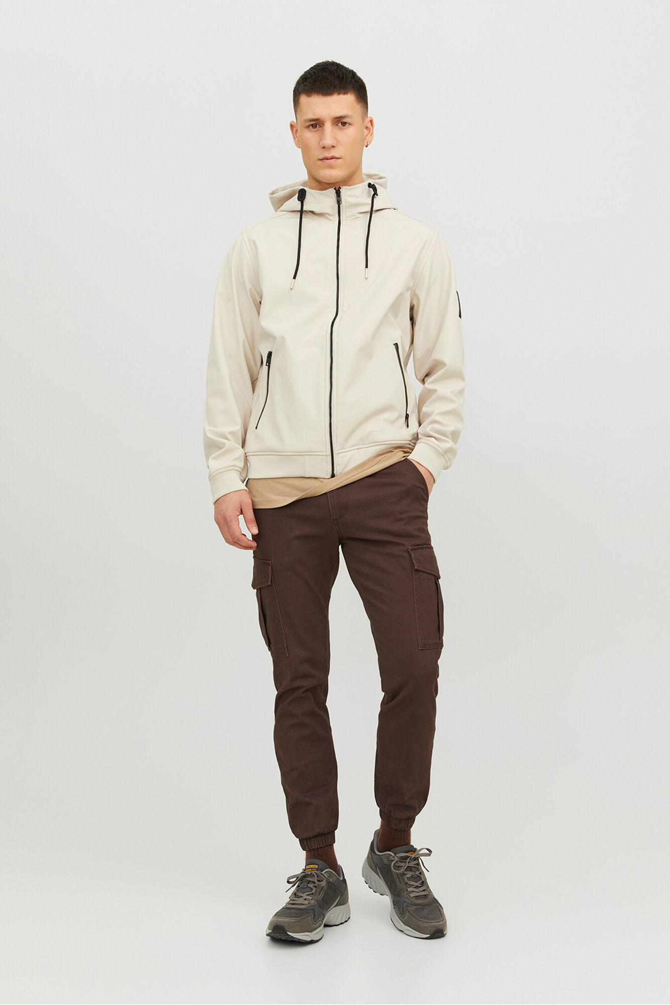 Jack & Jones Softshelljacke mit Kapuze