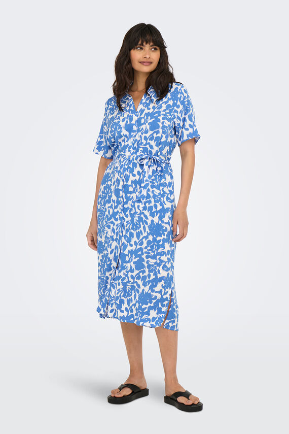 Vestido midi camisero