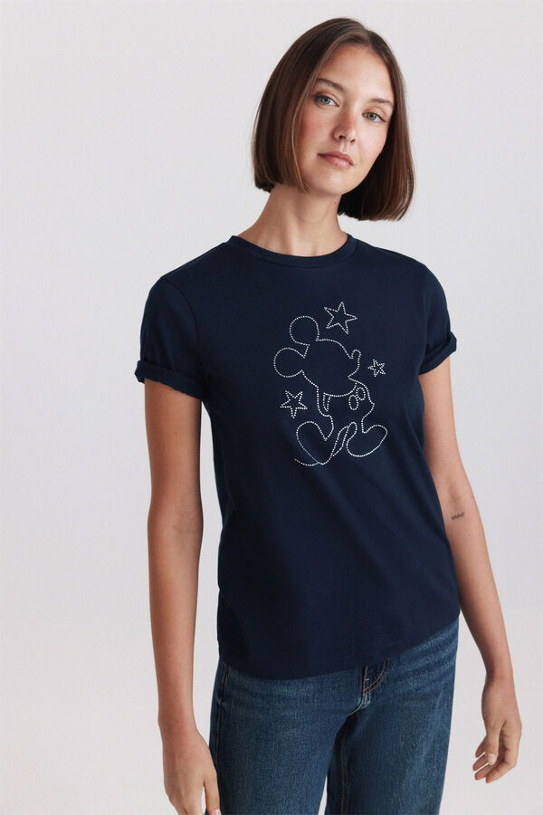 Springfield Mickey Mouse short sleeve T-shirt blue