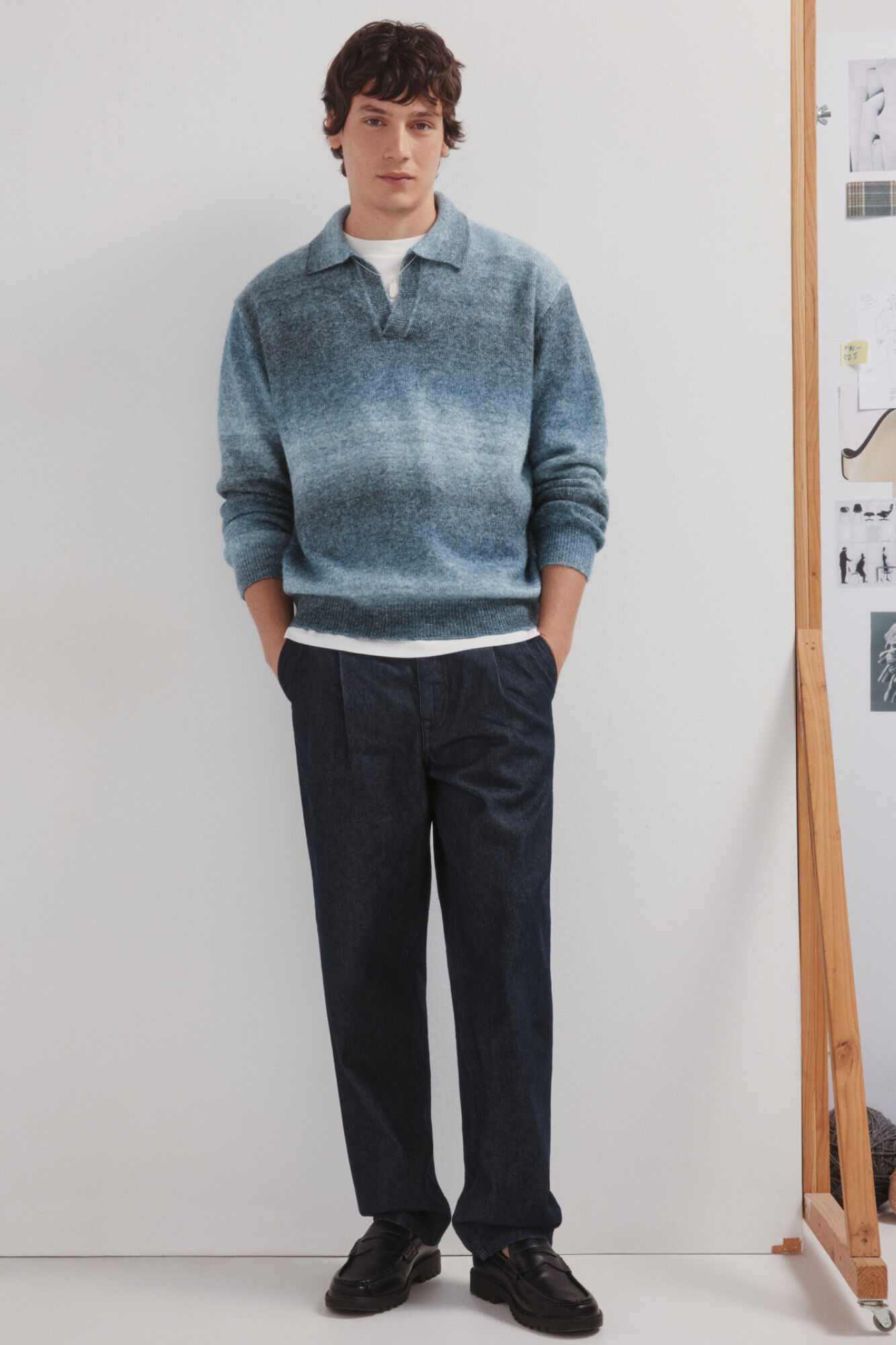 Springfield Polo shirt neck jumper