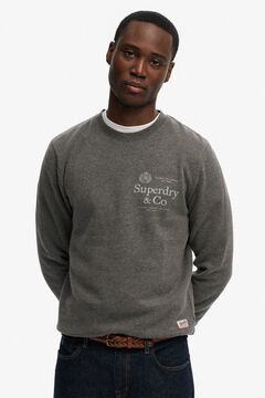 Superdry Sweatshirt gola redonda logo
