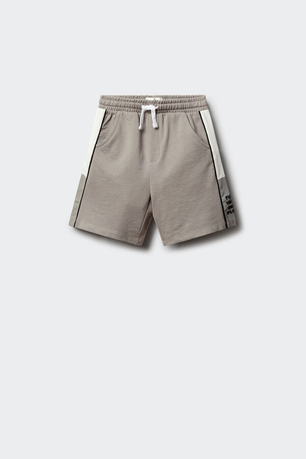 Springfield Kids Bermuda jogger de menino cinzento