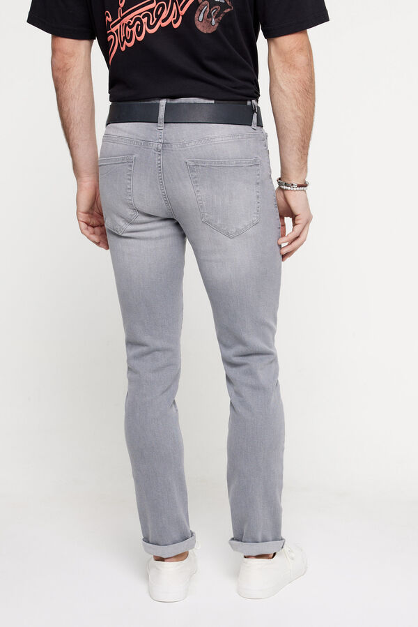 Springfield Slim Fit Jeans silber