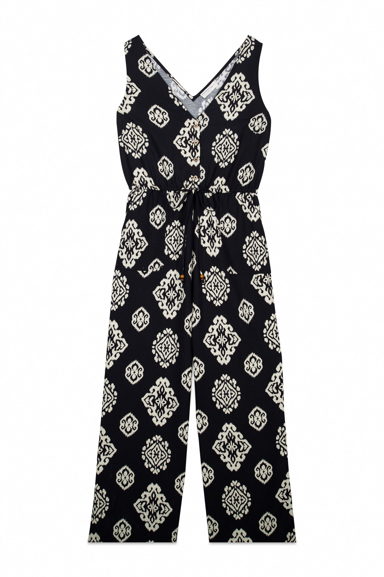 Springfield Printed sleeveless jumpsuit