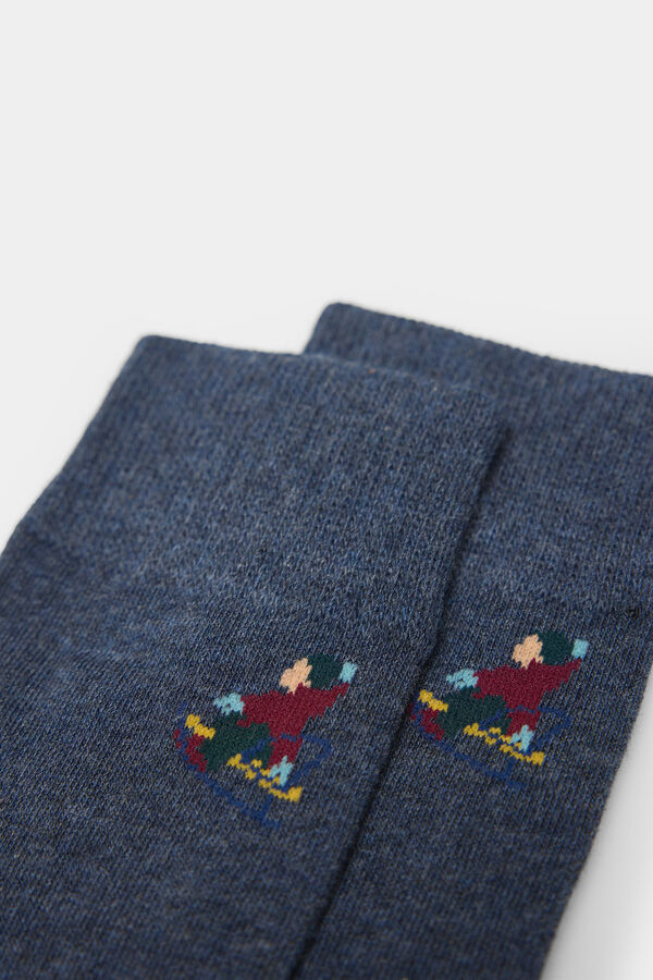 Springfield Luges à chaussettes hautes bleu