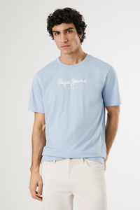 Pepe Jeans Camiseta de manga corta con logo frontal.
