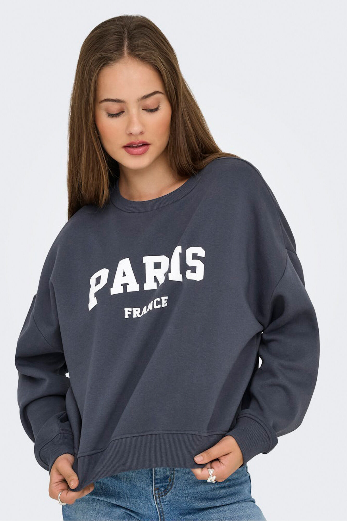 Only Sudadera cuello redondo