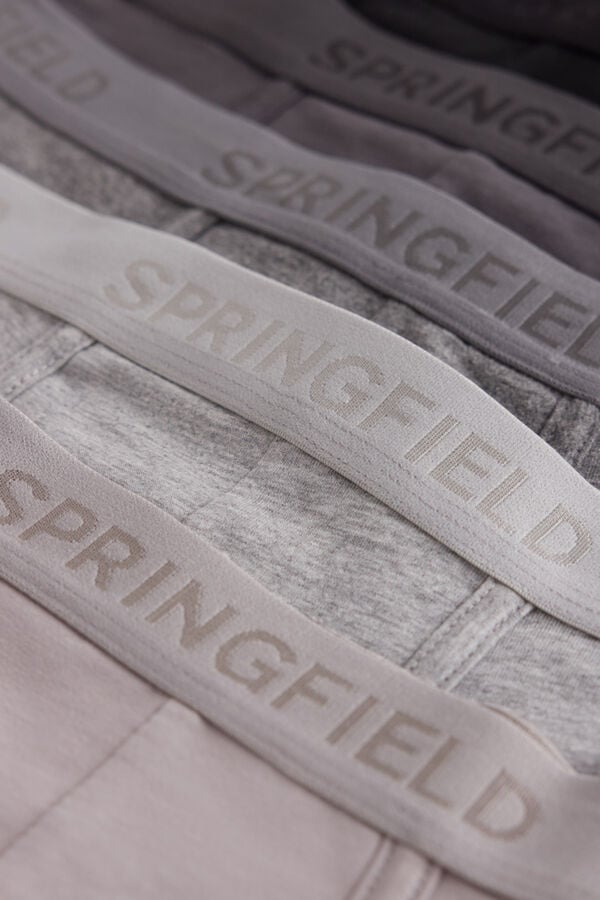 Springfield Pack 5 long boxers grey