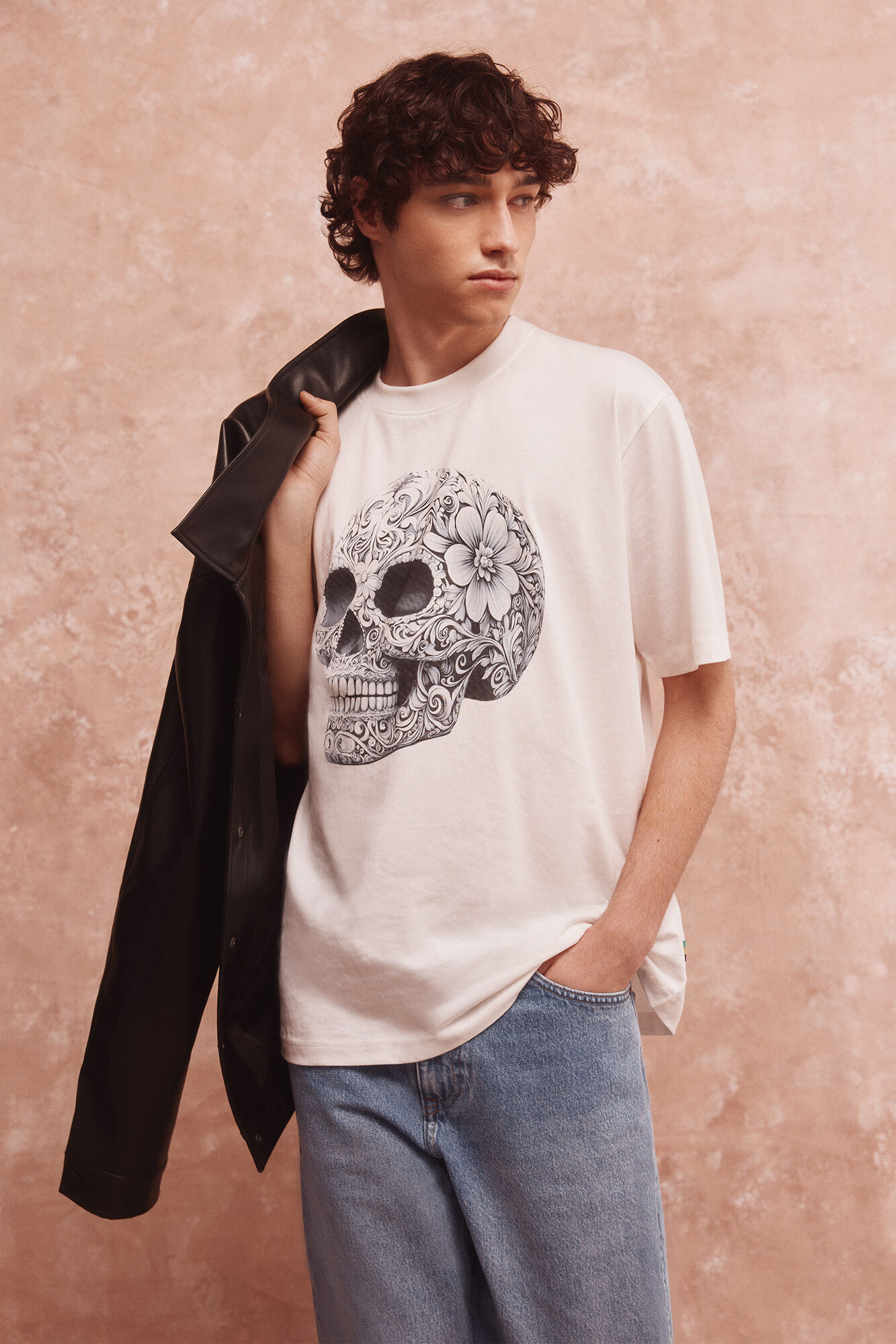 Springfield Camiseta calavera