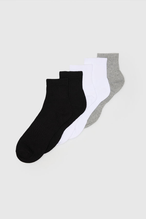 Brave Soul Pack 5 calcetines blanco