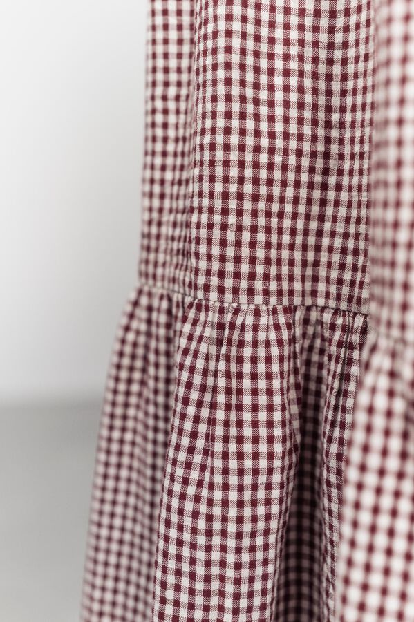 High Spirits Falda Tartan burdeos