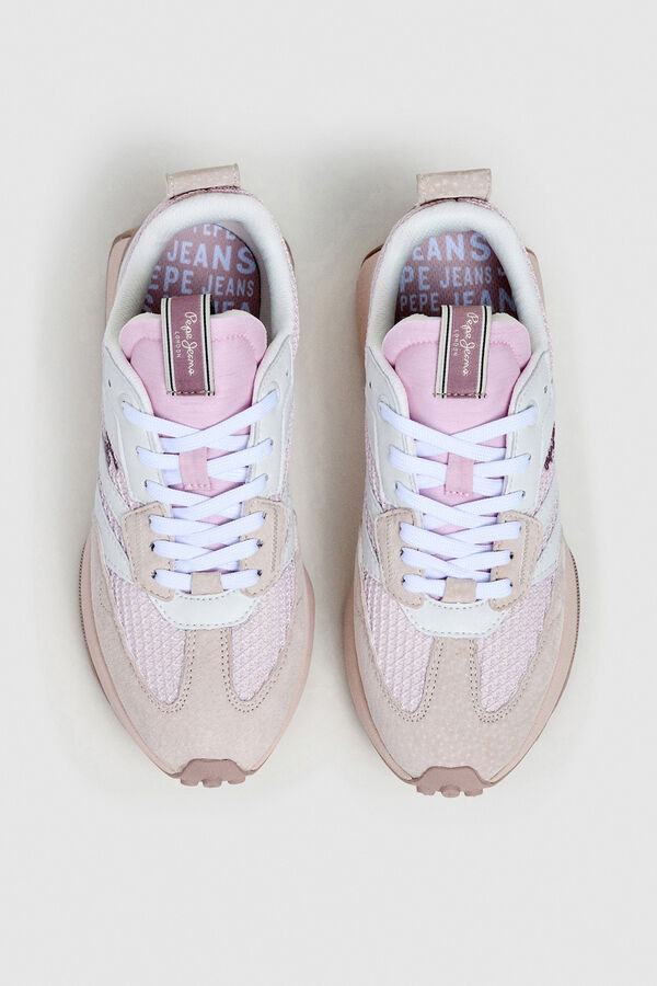 Pepe Jeans Knitted sneakers LUCKY W pink