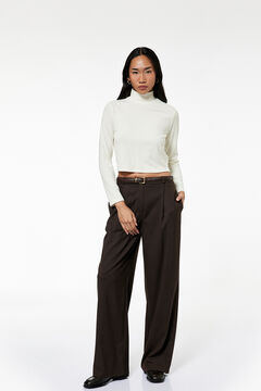 Koton T-shirt de gola alta