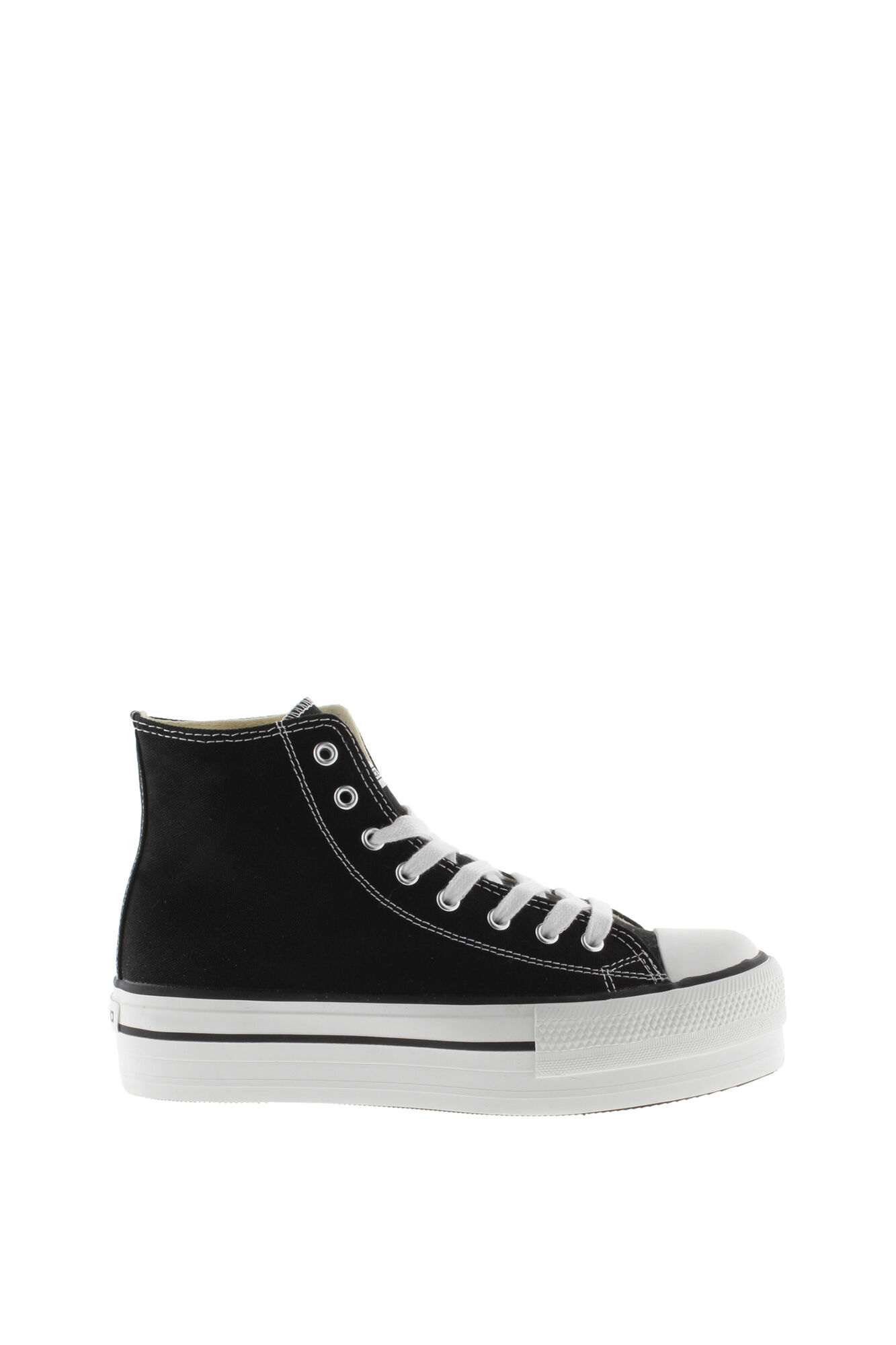 Victoria T&ecirc;nis cano alto de lona Victoria Tribu com plataforma dupla