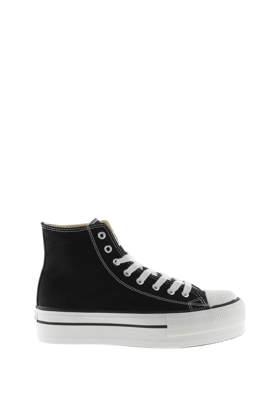 Zapatillas abotinadas de lona Victoria Tribu con doble plataforma