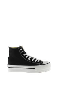 Victoria Zapatillas abotinadas de lona Victoria Tribu con doble plataforma