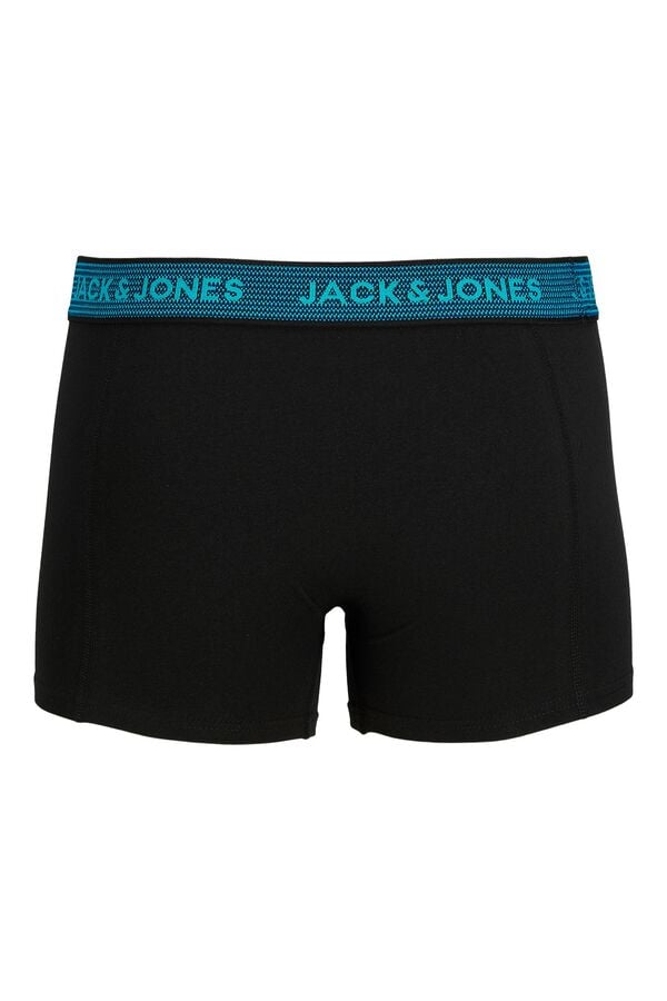 Jack & Jones Junior Pack boxers em algod&atilde;o cinzento