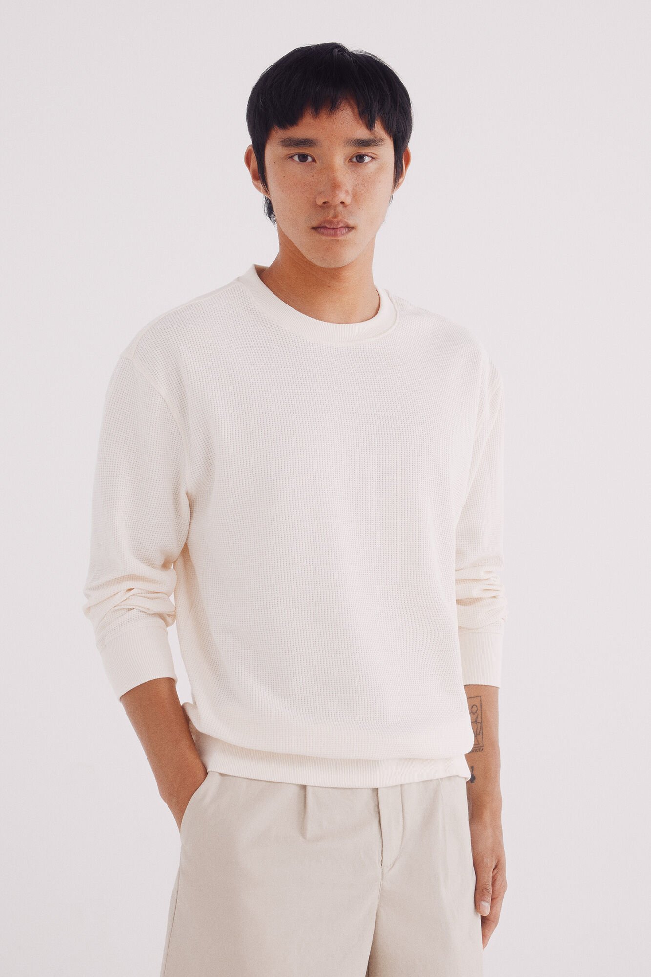 Springfield long sleeve waffle T-shirt