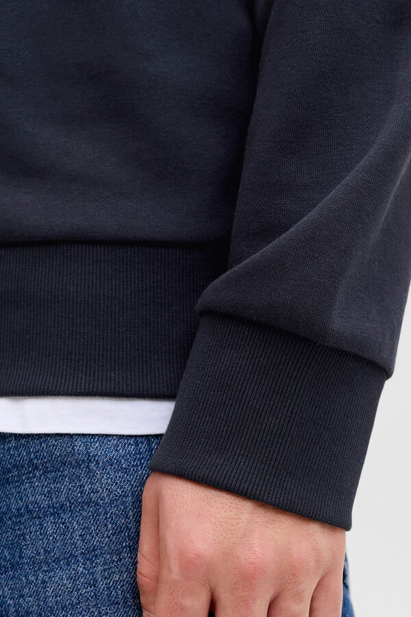 Jack & Jones Large logo sweatshirt bleu