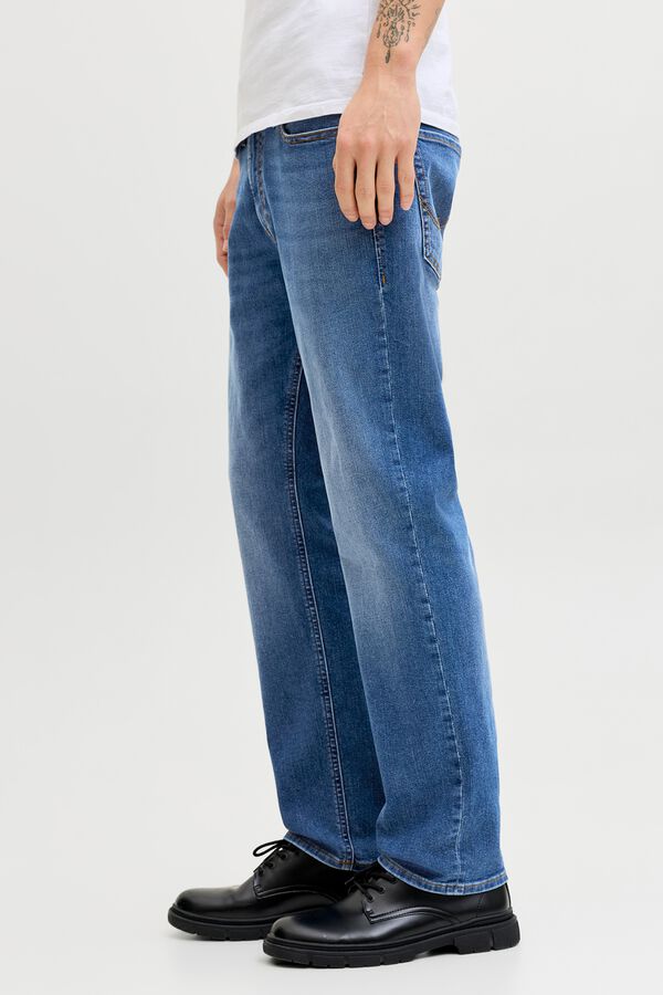 Jack & Jones Vaquero regular cinco bolsillos azul