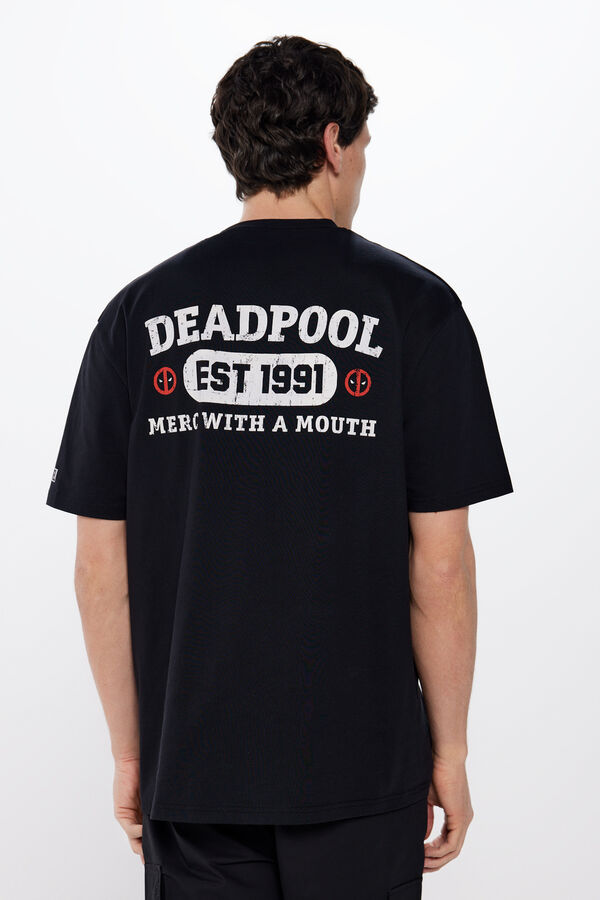 Springfield Deadpool T-shirt black