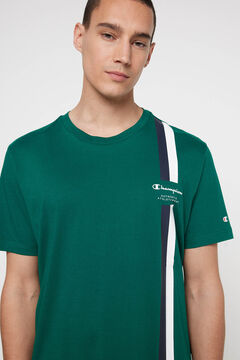 Springfield T-shirt manga curta de homem verde