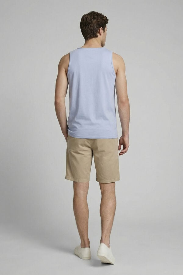 JJ REBEL Printed vest top blue