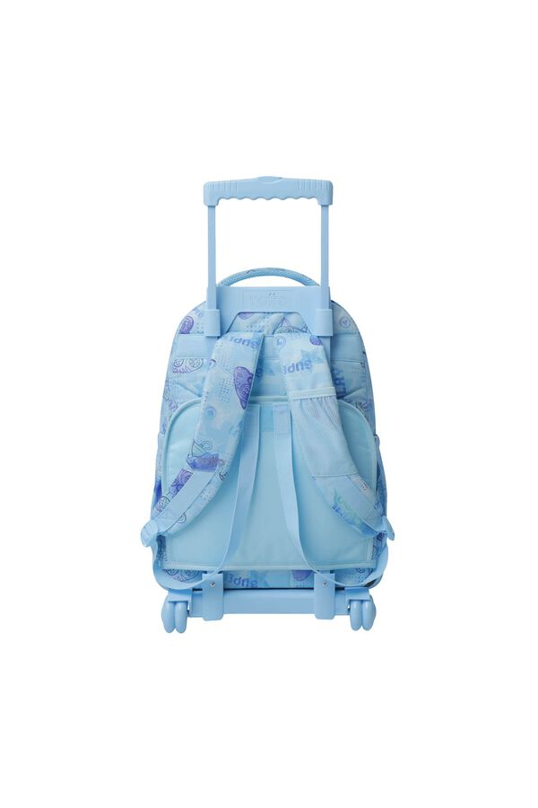 Totto Mochila Rue Bomper Renglones azul