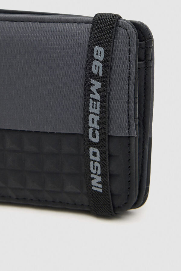 Inside Cartera Hombre Cierre Elastico negro