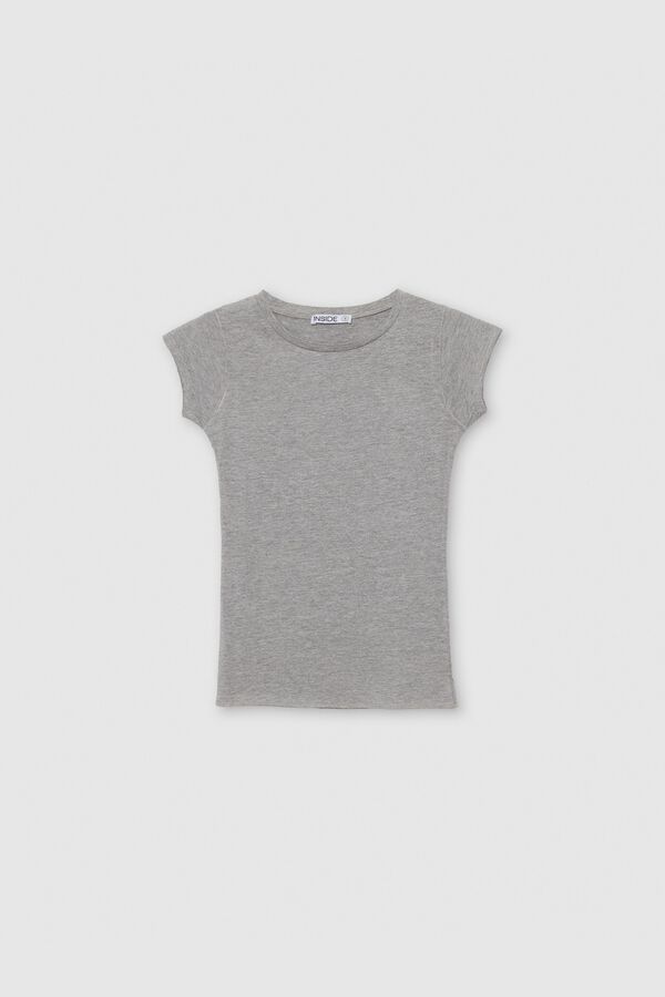 Inside Short-sleeved T-shirt grey