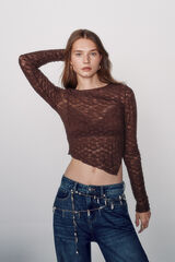 High Spirits T-shirt enferrujada vison