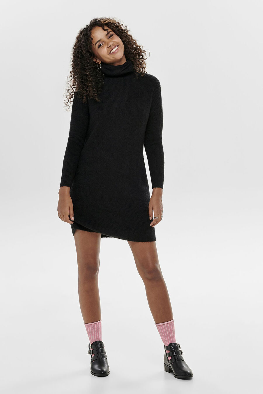 Vestido corto de punto