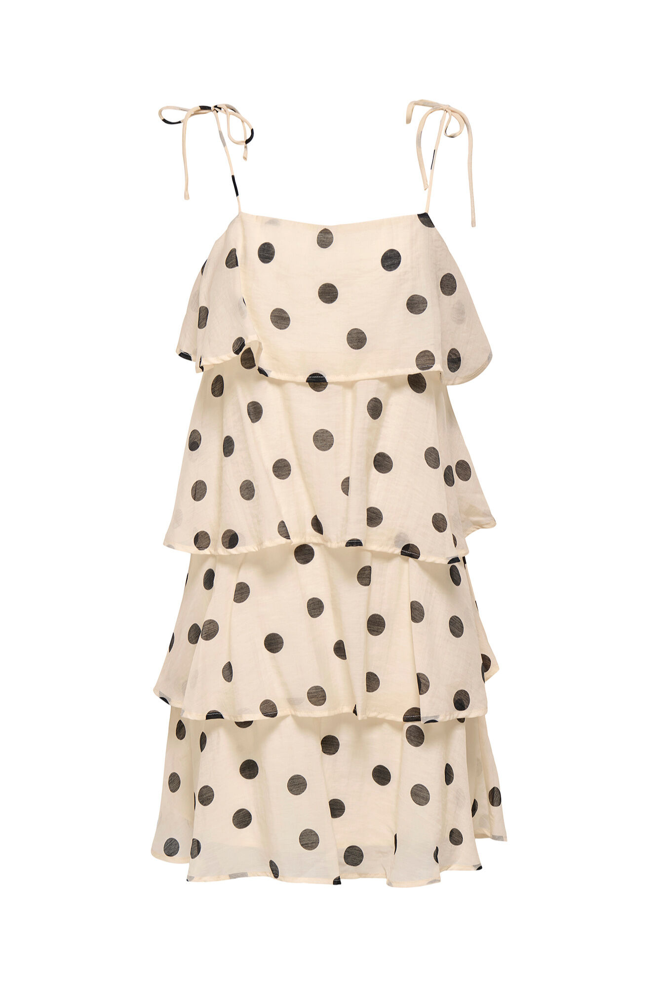 JDY Vestido curto com folhos