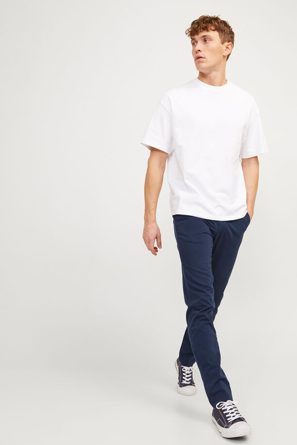 Jack & Jones Cal&ccedil;as chinos slim fit azul